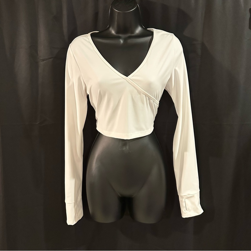Elegant White workout Top